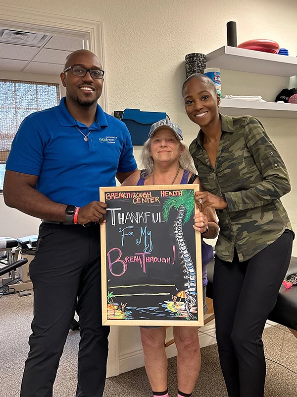 Neuropathy Fort Myers FL Drew and Kanema Clark With Patient